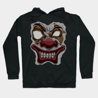 crazy clown face Hoodie